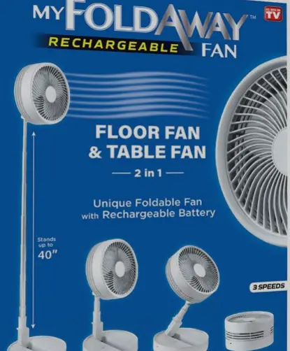 My Foldaway Fan