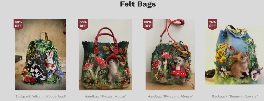 Felt bags