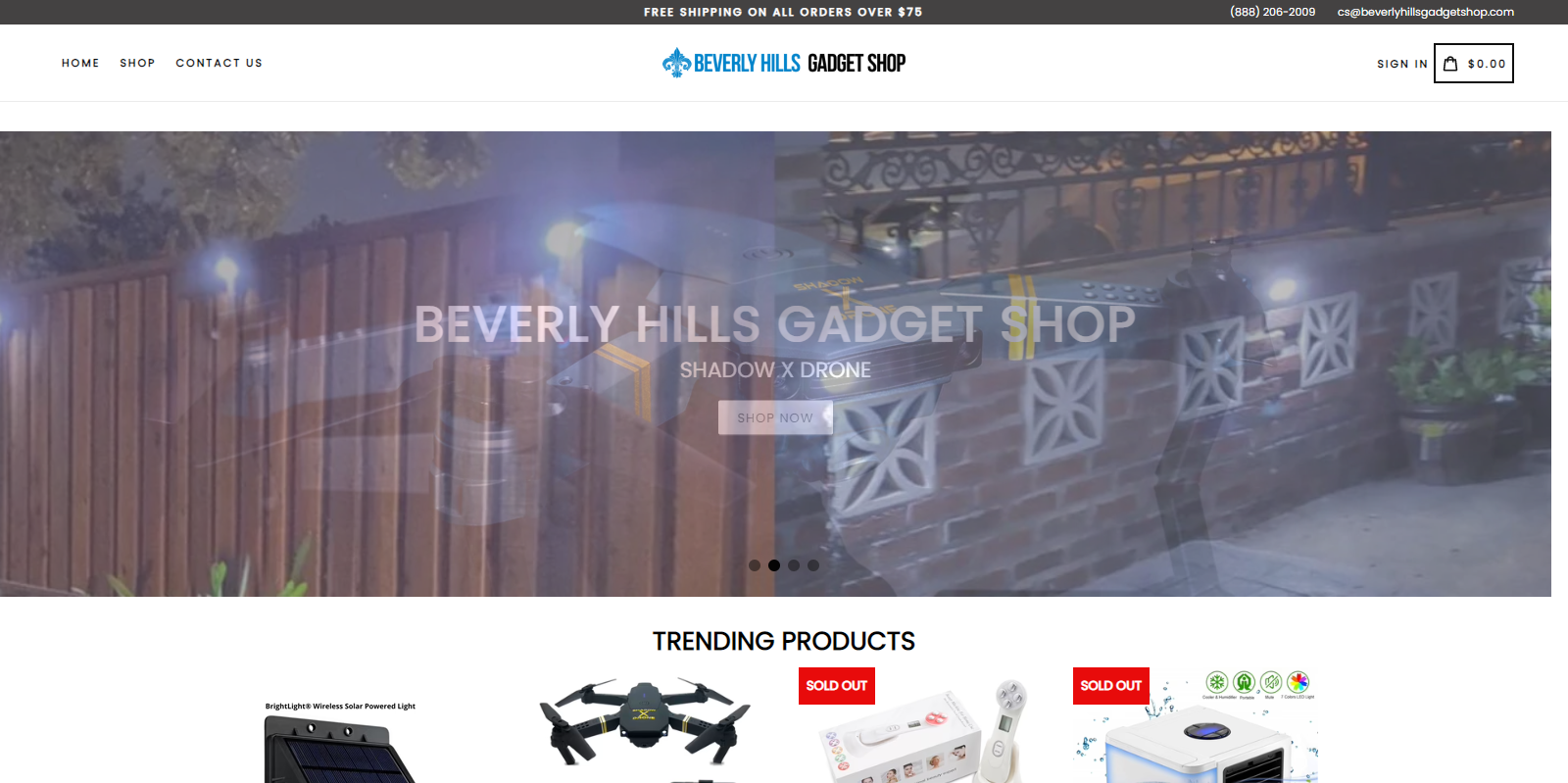 Bever Hills Gadget shop