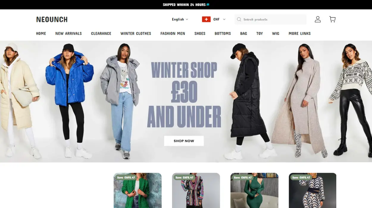 Neounch Website