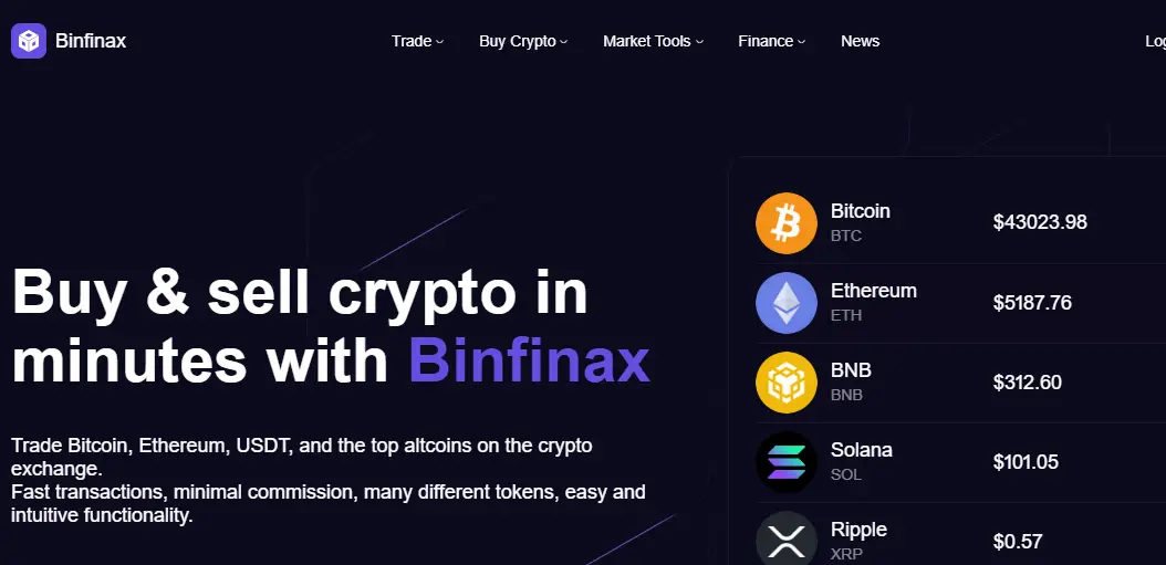 Binfinax.com Crypto