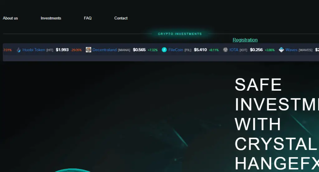 Crystalexchangefx.live Homepage